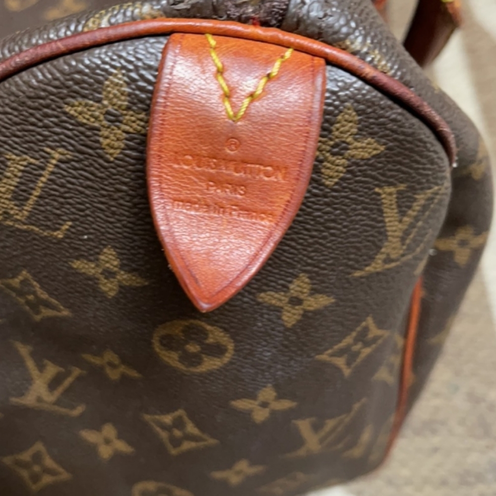 🔶 Louis Vuitton Monogram Speedy 35 Handbag Purse GUC - Picture 6 of 16